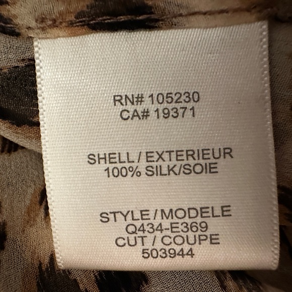 EQUIPMENT FEMME - SILK SHIRT size XS perfect like new condition - Picture 4 of 6